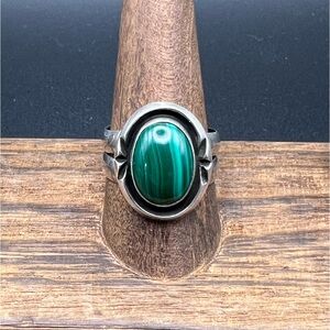Vintage Native American Malachite Ring